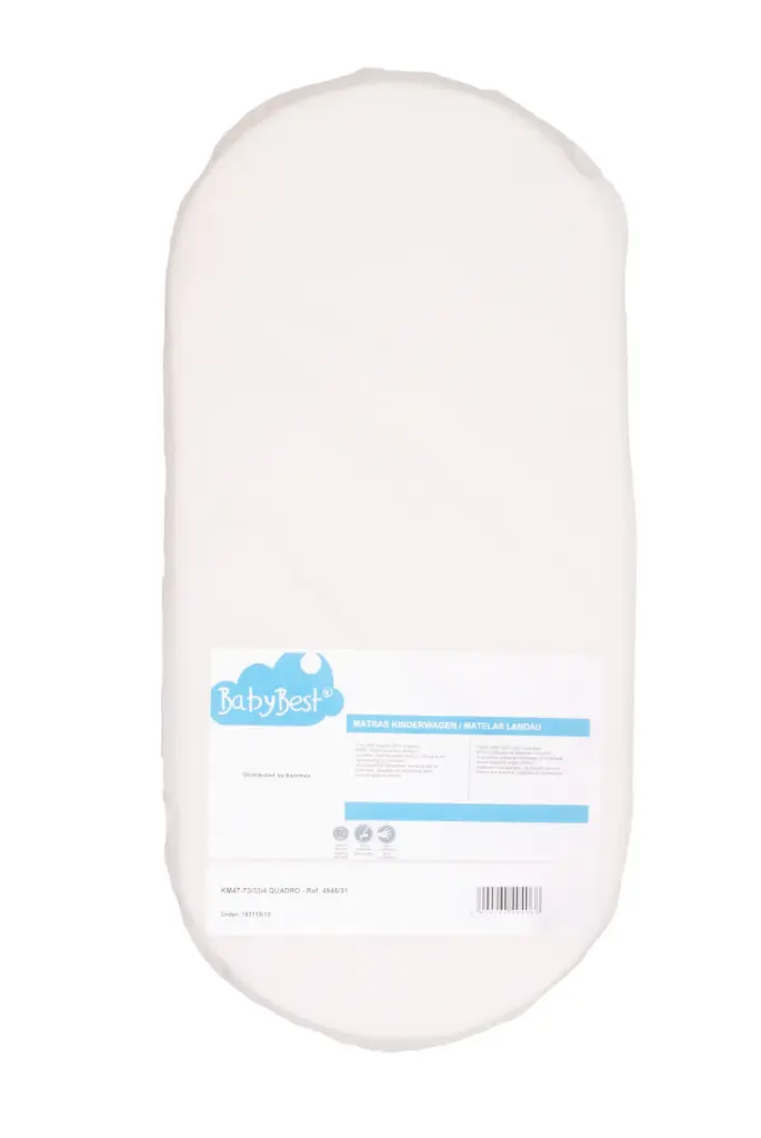 Matelas arrondi landau Baby Basic Dream | Blanc