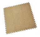 Tapis-puzzle 9 Pièces 90x90cm Liège | Beige