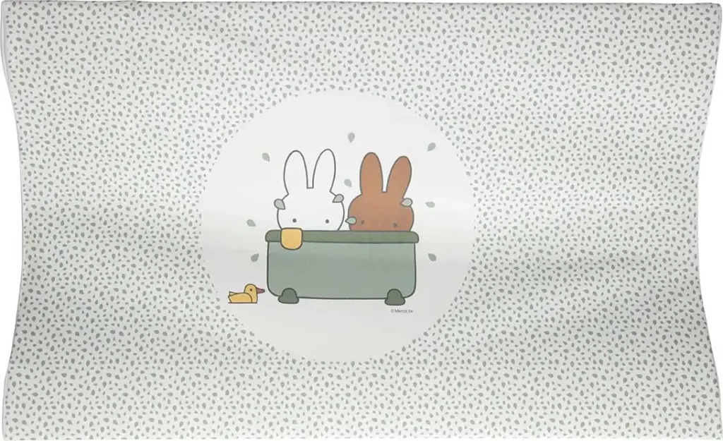 Waskussen 72x44cm Miffy In Bath | Wit