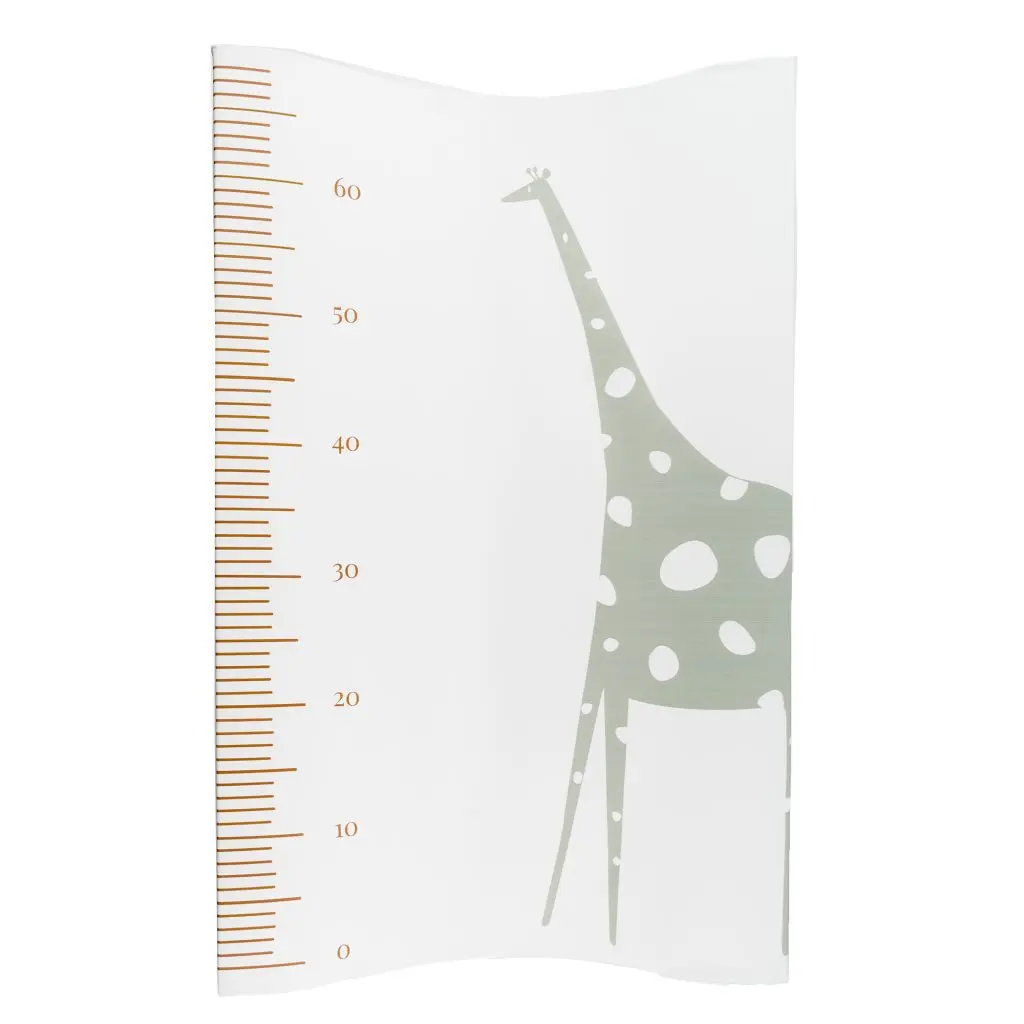 Matelas à langer 72x44cm Girafe | Blanc
