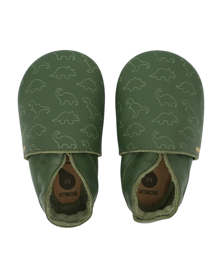 Soft Soles Dino Olive | Vert