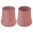 Gobelet Silicone 2 Pieces Nature Red | Rouge