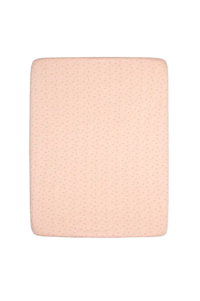 Hoeslaken Jersey 75x95cm Lauf | Zalm