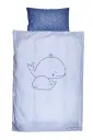 Housse de couette 100x140cm Sea Life | Bleu
