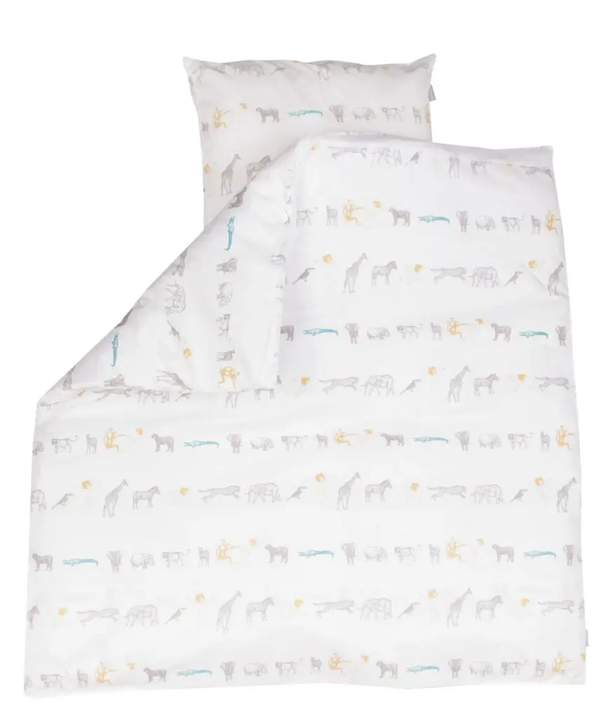Housse de couette 80x80cm Mowgli | Multicolore