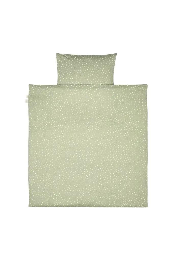 Housse de couette 80x80cm Dot | Vert