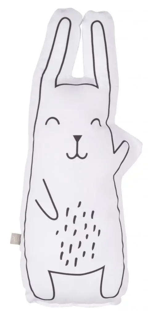 Kussen Decoratief Bunny | Wit