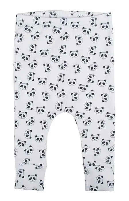 Broekje Allover Panda White | Wit