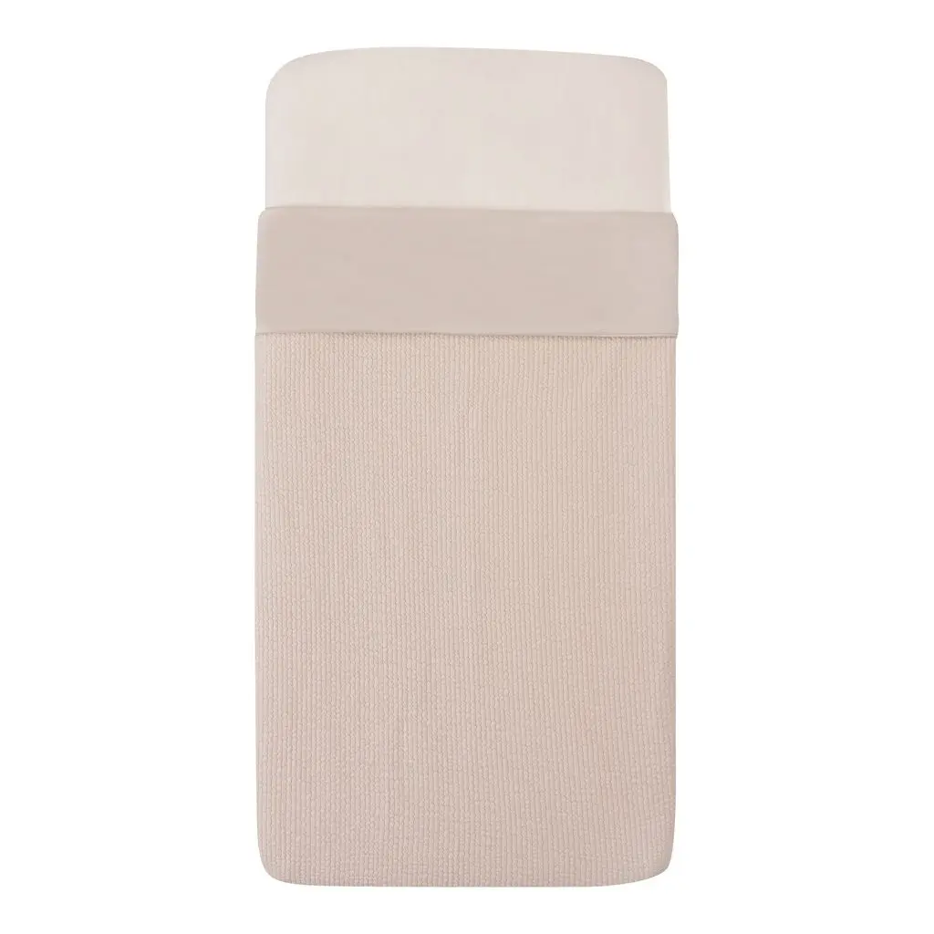 Tuck-Inn Deken 40x80cm Waves Soft Sand | Ecru