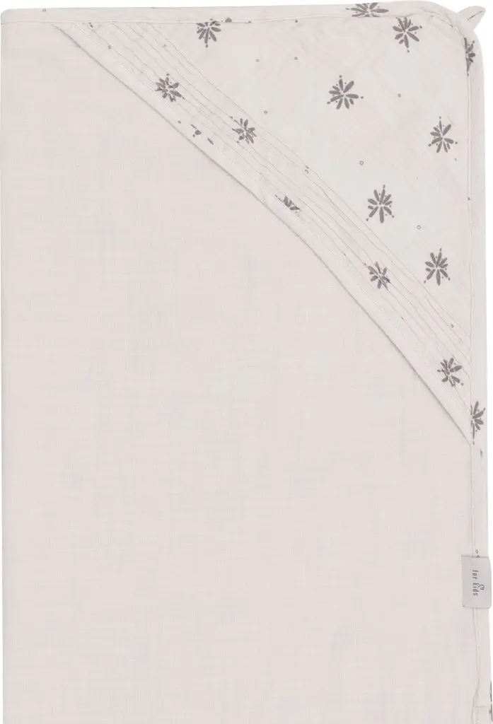 Cape de bain Hydrophile 75x85cm Little Charm | Ecru