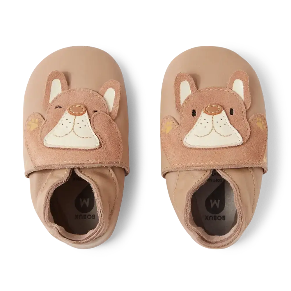 Soft Soles Peeking Puppy Warm Taupe | Taupe