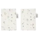 Washandjes Tetra 2 Stuks Vintage Flowers | Ecru