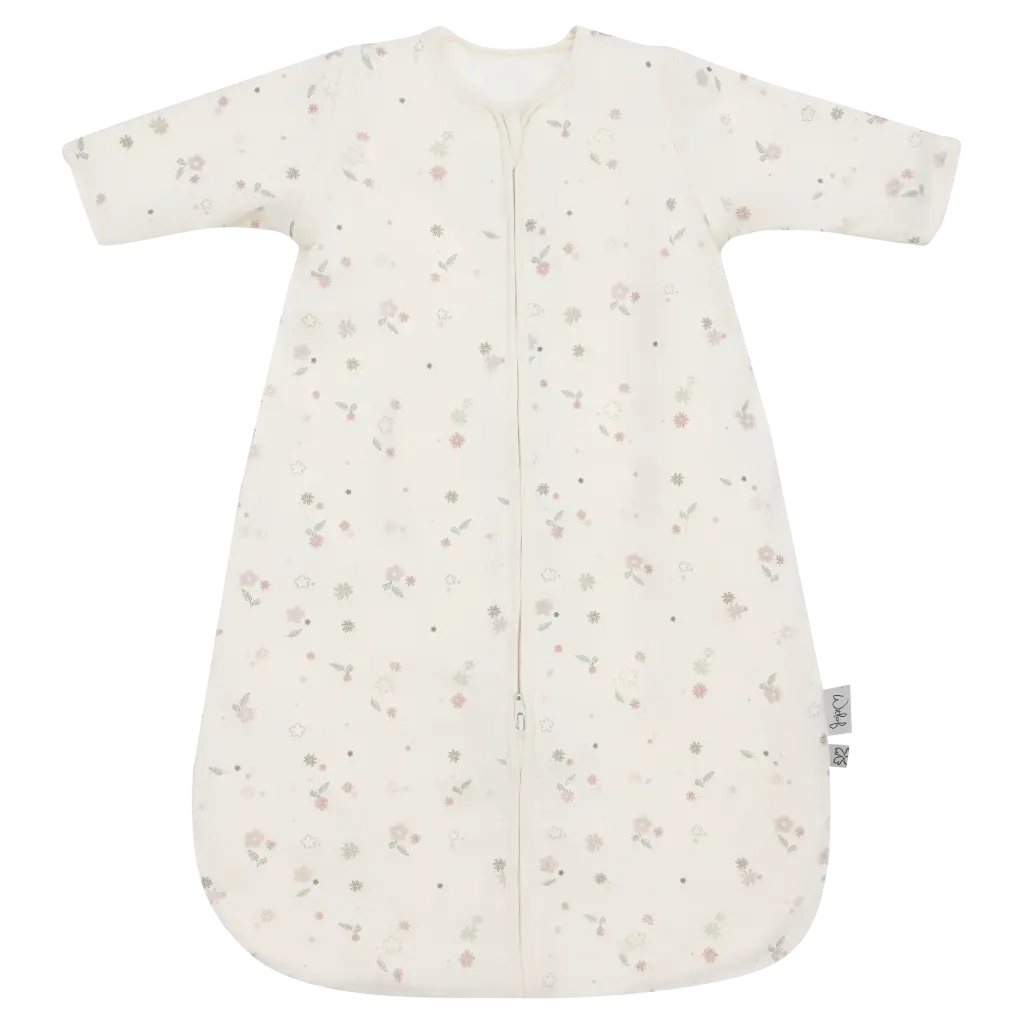 Slaapzak 4 Seizoenen 90cm Vintage Flowers | Ecru 