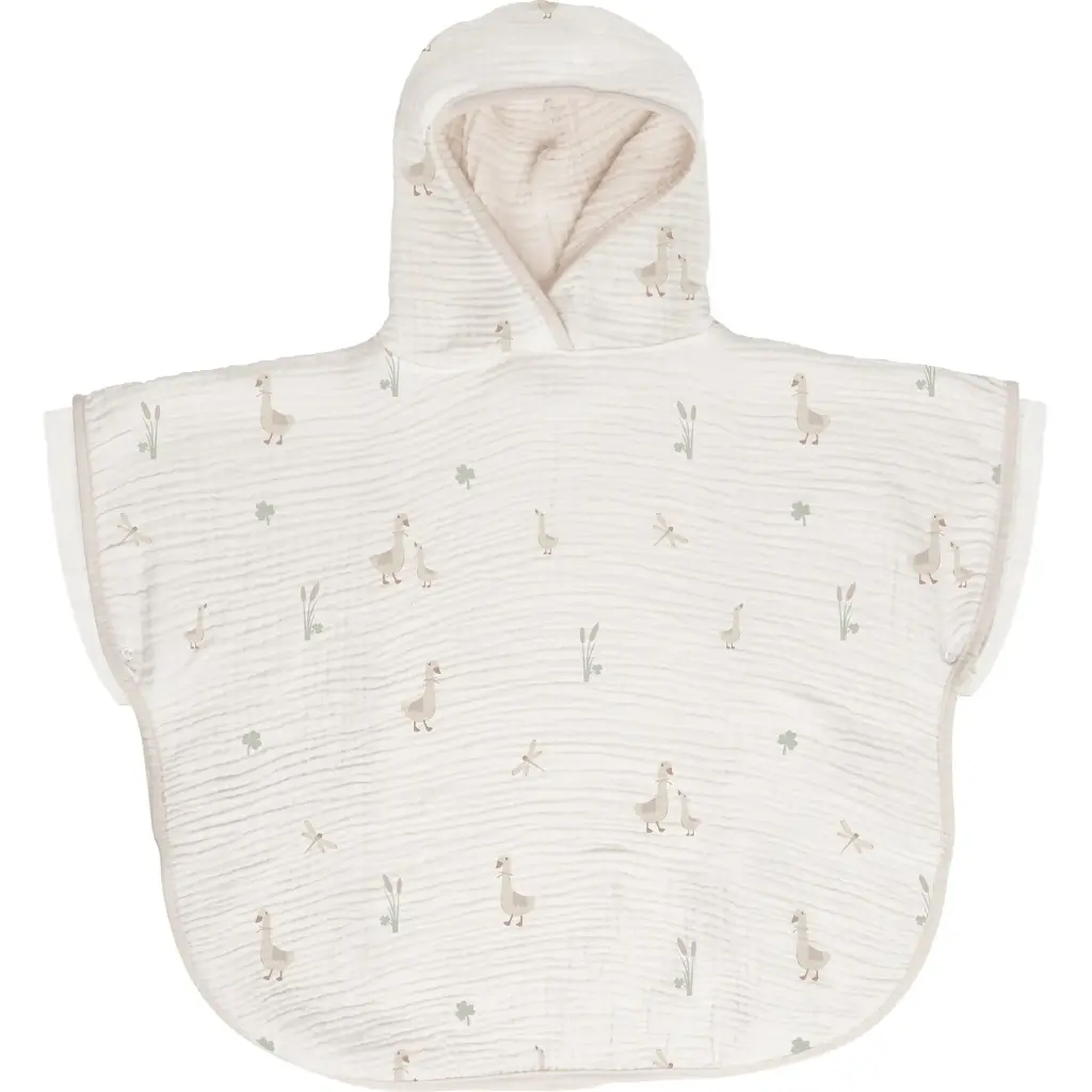 Poncho Tetra Dear Goose | Ecru