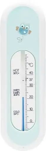 [06236-32] Thermomètre de bain Owl Family | Menthe
