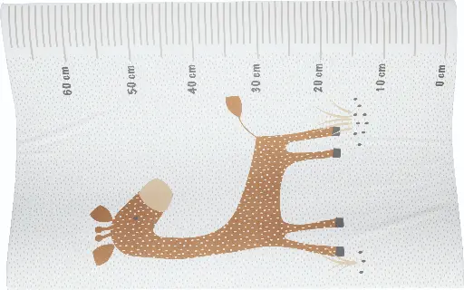 [06800-20] Matelas à langer 72x44cm Steppe | Blanc