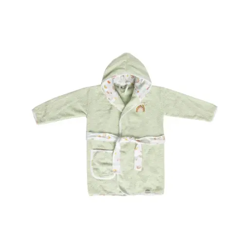 [03016-03] Peignoir de bain Rainbow Sky | Menthe