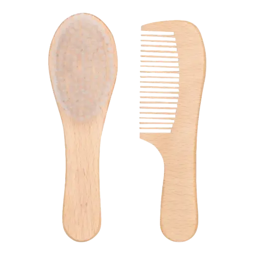 [04234-60] Brosse et peigne Bois de hêtre | Natural