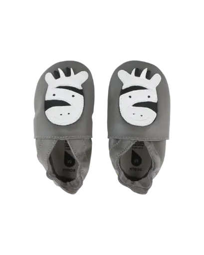 Soft Soles Zebra Grey | Anthracite