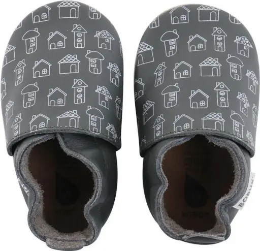 [04414-00S] Soft Soles House Print Army