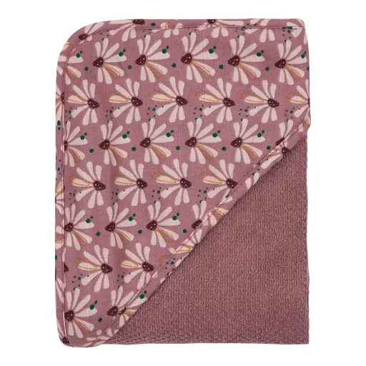 [0L010-37] Badcape 75x85cm Flower Fever | Meerkleurig