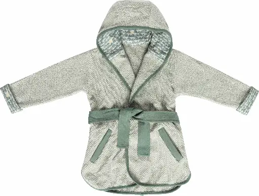 [0L016-24] Badjas Bow Deco | Groen