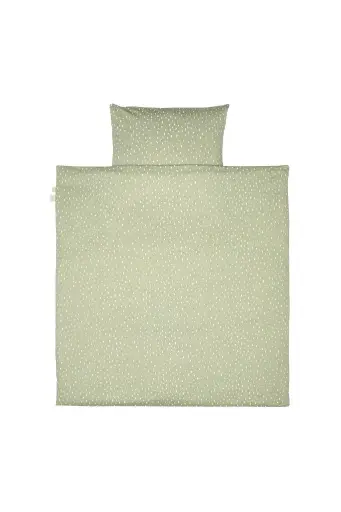 [01155-225] Dekbedovertrek 80x80cm Dot | Pistache