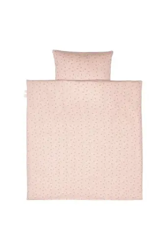 [01155-226] Dekbedovertrek 80x80cm Lauf | Zalm