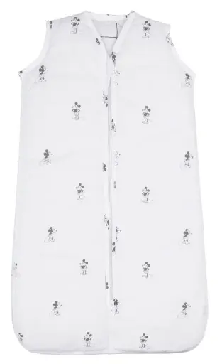 [01501-140] Slaapzak Winter 70cm Mickey | Wit/Zwart