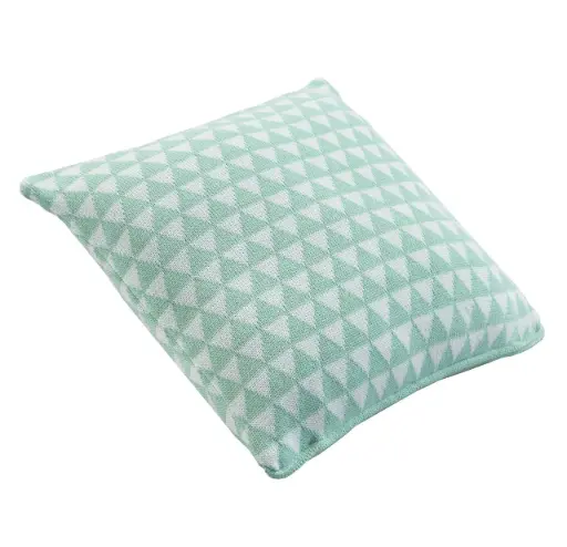 [05159-550] Coussin Tricoté 44x44cm Wishing Pooh | Vert