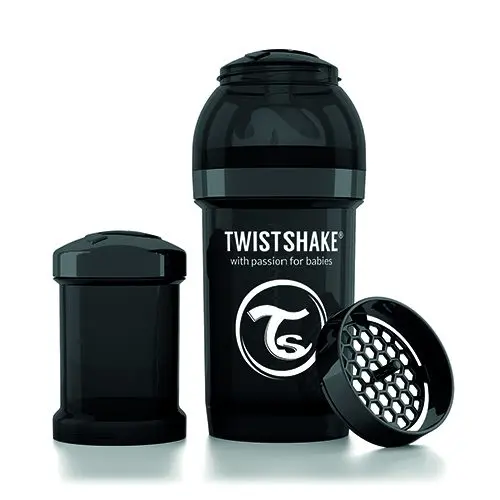 [78042-00] Fles 180ml Black | Zwart