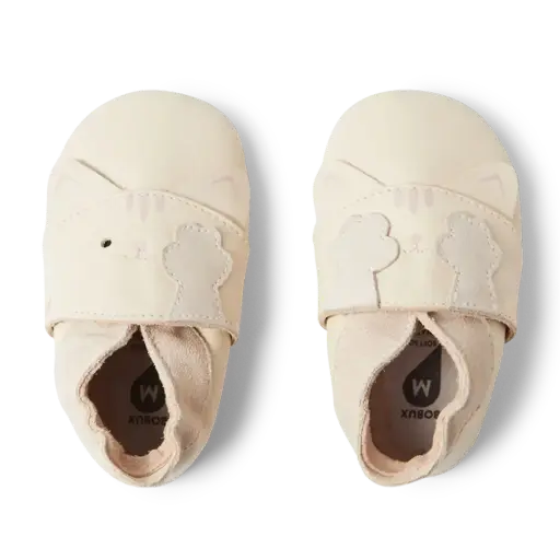 Soft Soles Peek A Boo Kitty White Swan  | Blanc