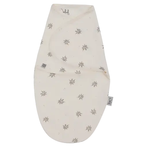 [01540-713] Inbakerzak / Slaapzak Wrapper 0-3 maanden Vintage Flowers