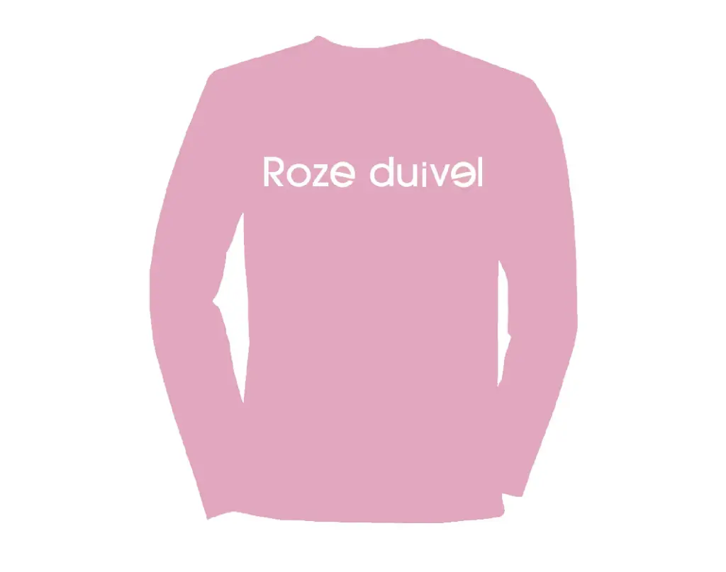 T-shirt à Manches Longues Rode Duivels 'Roze Duivel' | Rsze