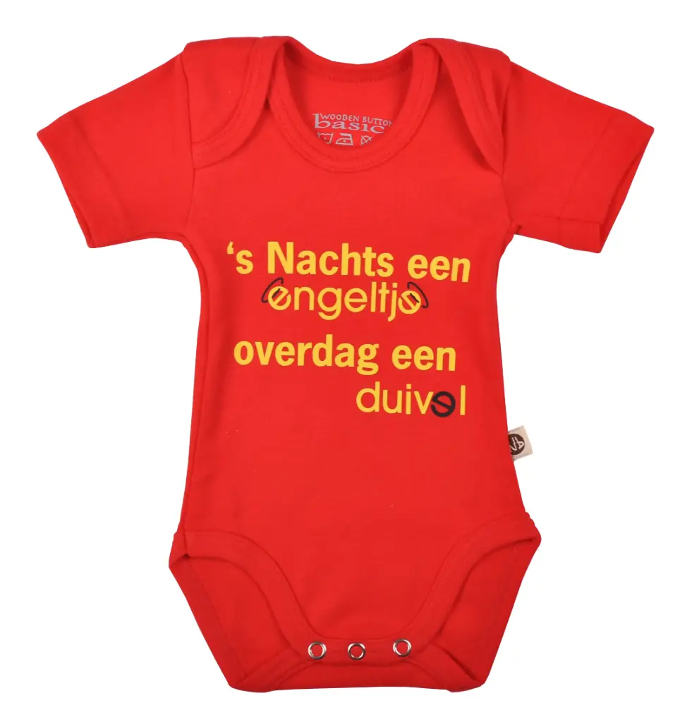 Body Rode Duivels ''s Nachts een engeltje, overdag een Duivel' | Rouge