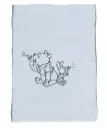 Couverture Tricotée 100x150cm Wishing Pooh | Gris