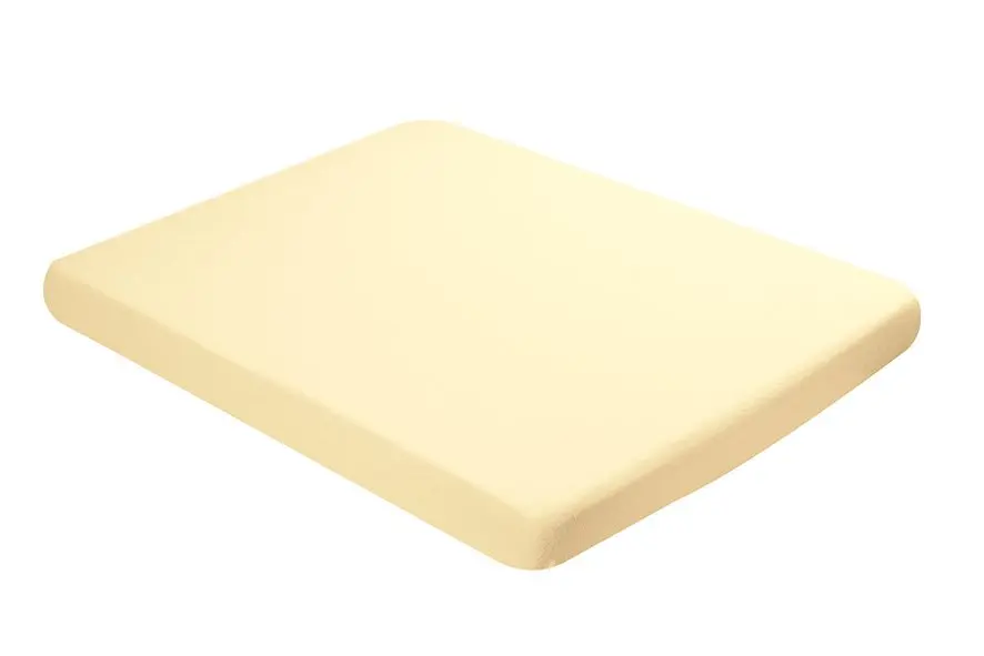 Drap-housse Tissu éponge 75x95cm Light Yellow | Jaune