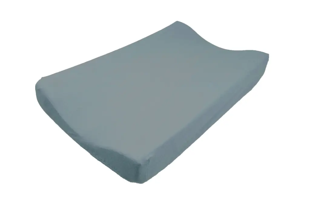 Housse matelas à langer Tissu éponge 55x80cm Stone Blue | Bleu