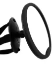 Back seat car mirror | Black