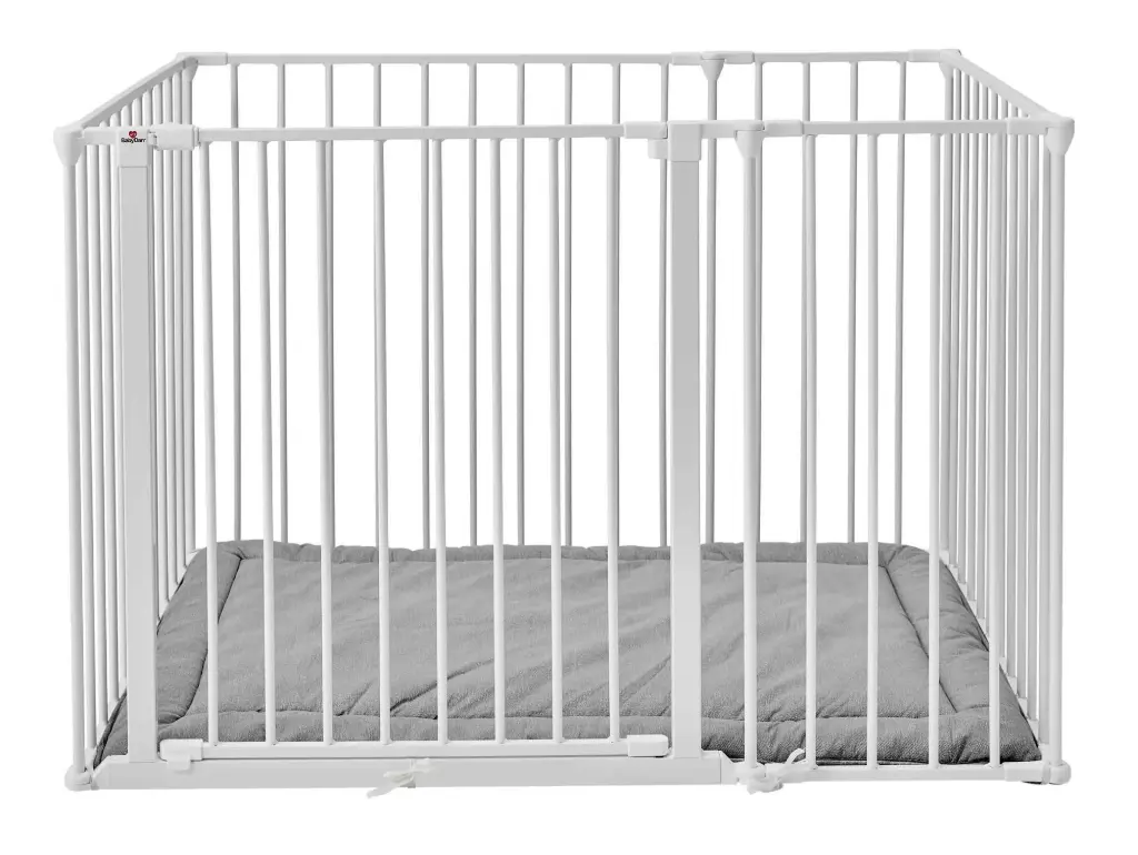 Parc Métal Olaf Rectangle | Blanc