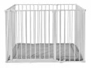 Parc Métal Olaf Rectangle | Blanc