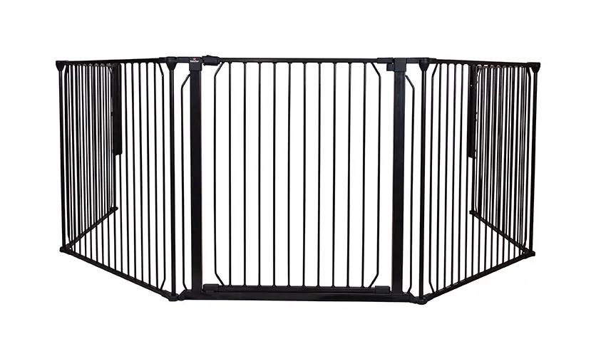 Safety gate Steel Carl XXX Wide | Black