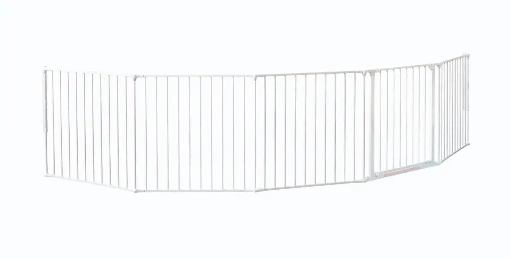 Safety gate Steel Olaf XXX Wide | White