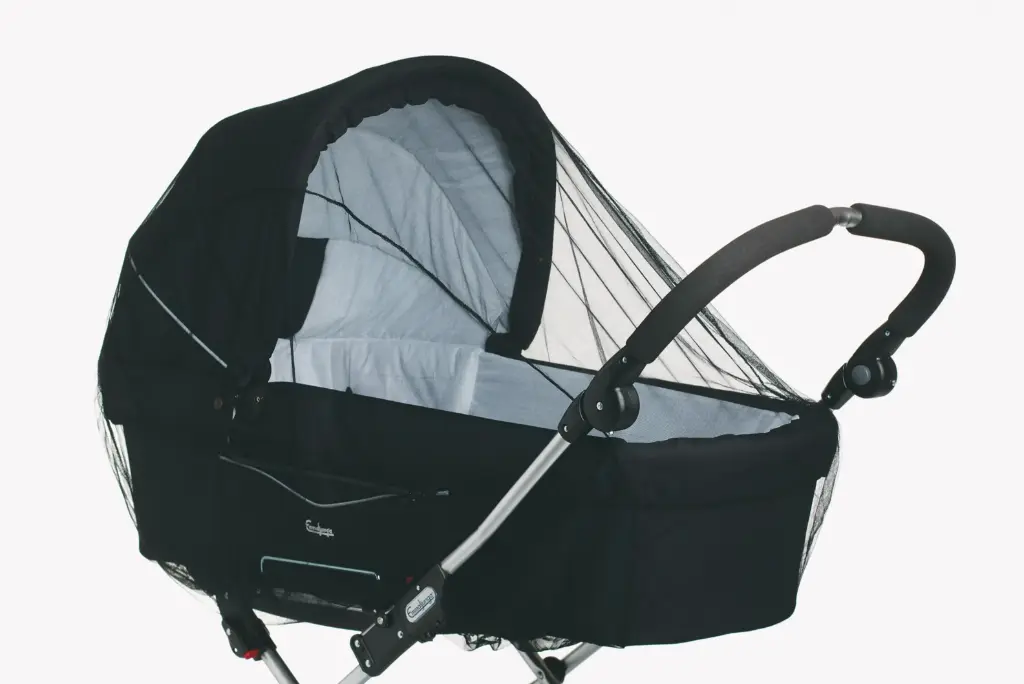 Muskietennet Kinderwagen | Zwart