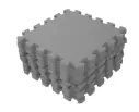 Tapis-puzzle 9 Pièces 90x90cm Concrete | Gris