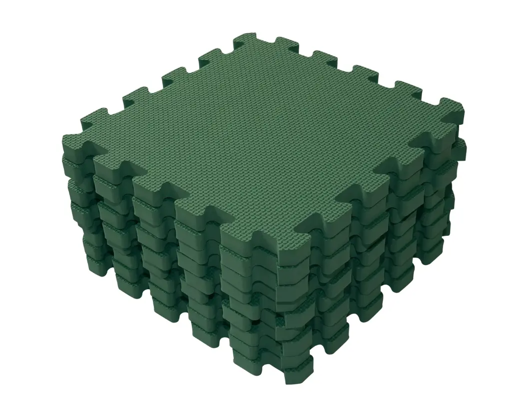 Puzzeltegels 9 Stuks 90x90cm Pine | Groen