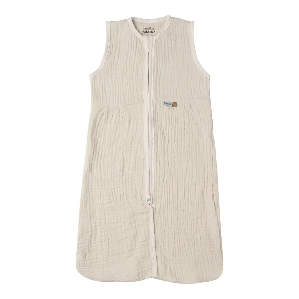 Sac de couchage Eté Hydrophile 70cm Pure Cotton Sand | Ecru