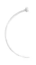 Outlet tube bath Sense/Sense Edition | White