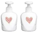 Distributeurs savon Leopard Pink | Blanc