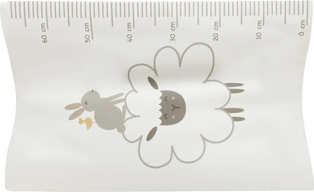 Matelas à langer 72x44cm Tiny Sheep | Blanc